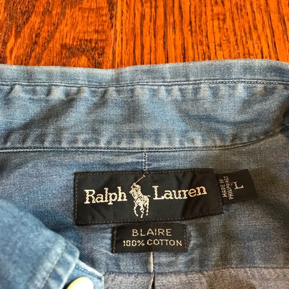 Polo Ralph Lauren Blaire Denim Shirt Button - Picture 6 of 6